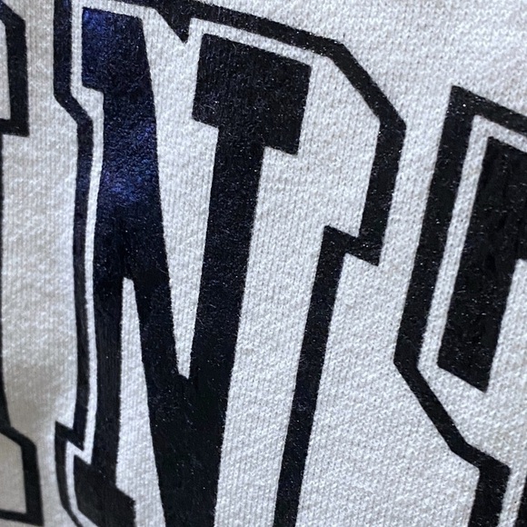 NFL Vintage NEW ORLEANS SAINTS Sequined FLEECE LINED JERSEY Size 2X Black White - Picture 11 of 15